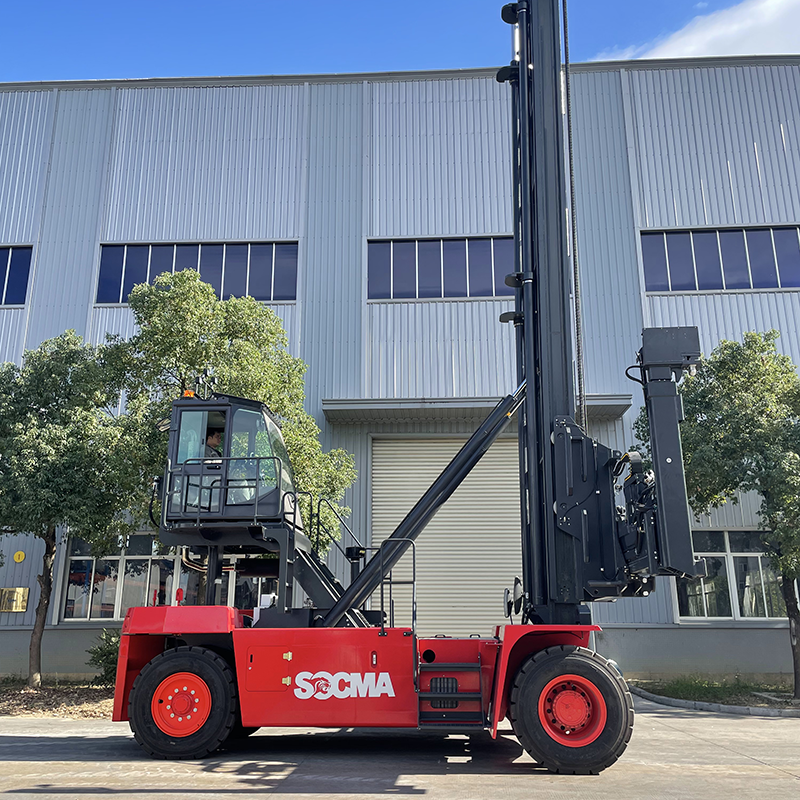 SOCMA Electric ECH908E Cargo Port Equipment Forklift Container Reach Stacker Empty Container Handler