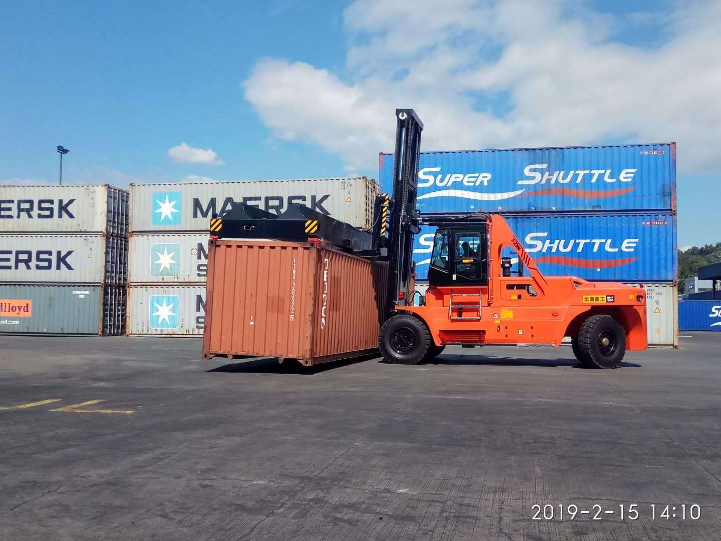 SOCMA container handling equipment 30t forklift 30t diesel forklift 30 ton heavy duty forklift