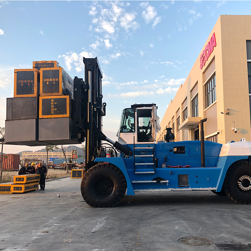 SOCMA 50ton Diesel Forklift 30ton 35ton 40ton 25ton Heavy duty forklift container handler forklift for sale