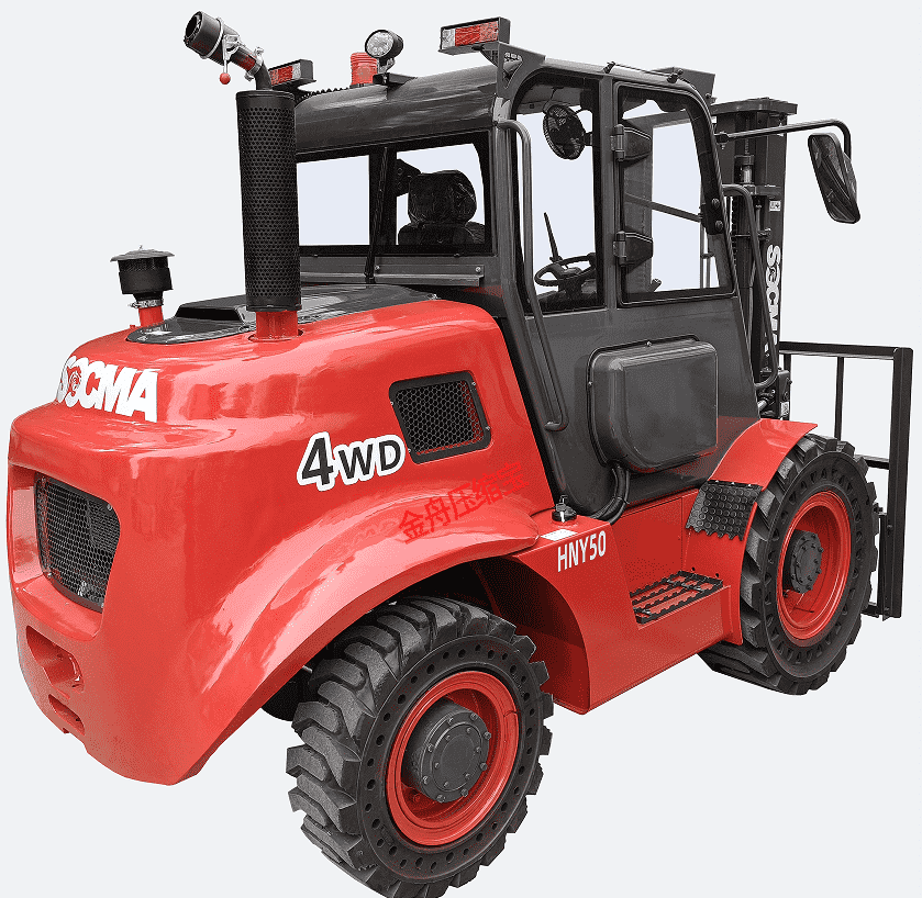 SOCMA 6 tons 6t  4WD  rough terrain forklift