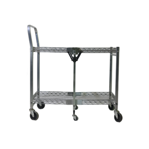 140KG Folding Platform Hand Truck Trolley Cart Sack Warehouse Transport Flat Bed