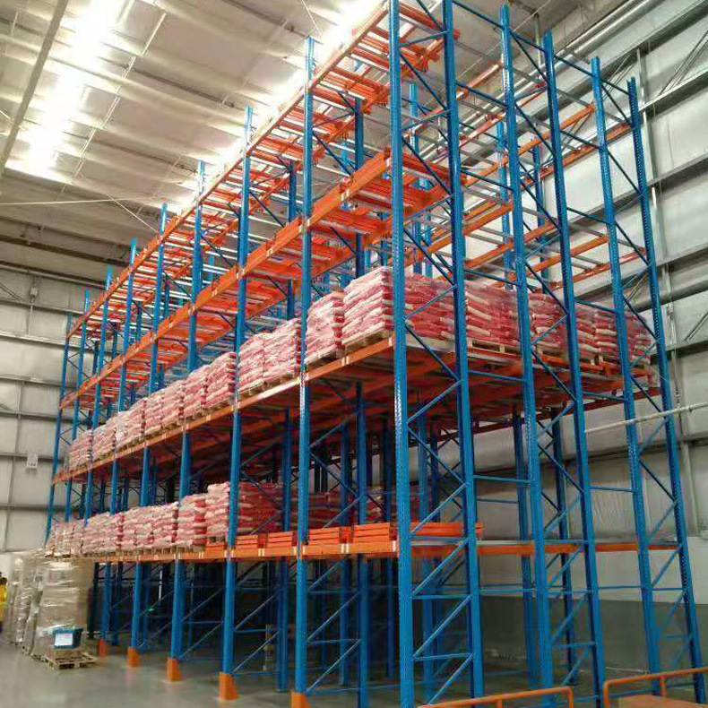 double deep heavy duty pallet rack warehouse 6 meters high rack shelving garage metal racks for warehouse storage