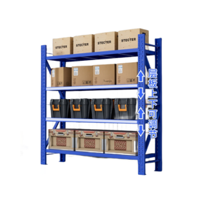 Warehouse Storage Shelf Rack 200kg To 500kg Adjustable Metal Shelves Units Racking