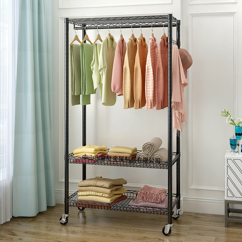 New net basket hanger coat and hat rack landing combination wardrobe storage and arrangement shelf display rack