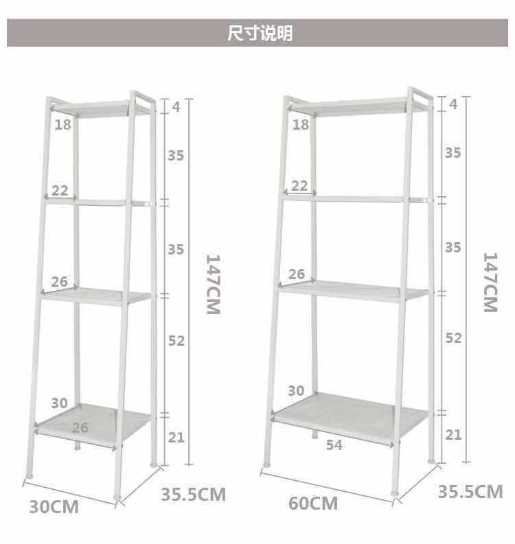 5 Storey Corner Shelf Plant Support Iron Book Shelf Portable Book Shelf For Living Room