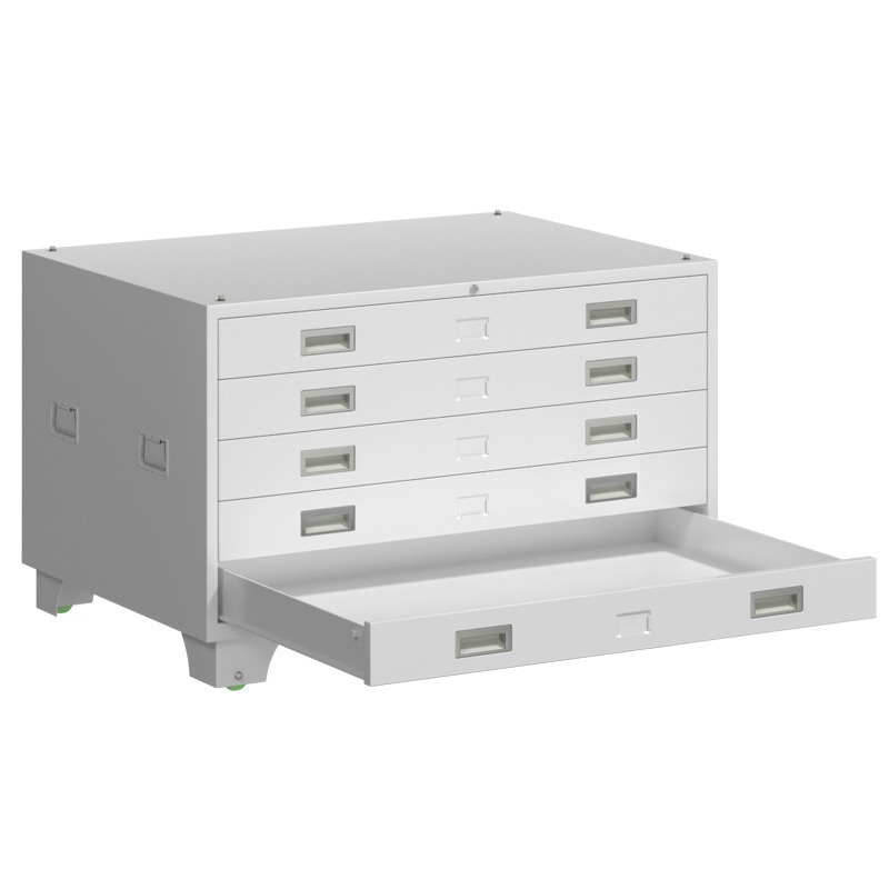 Mobile Rack Storage System Drawings Filing Metal Cabinets A0 Paper Map Cabinet Steel Dense Frame Mobile Shelving Drawing Cabinet