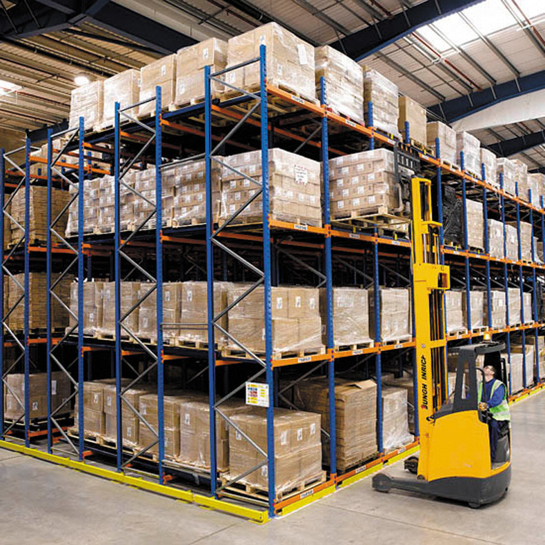 double deep heavy duty pallet rack warehouse 6 meters high rack shelving garage metal racks for warehouse storage