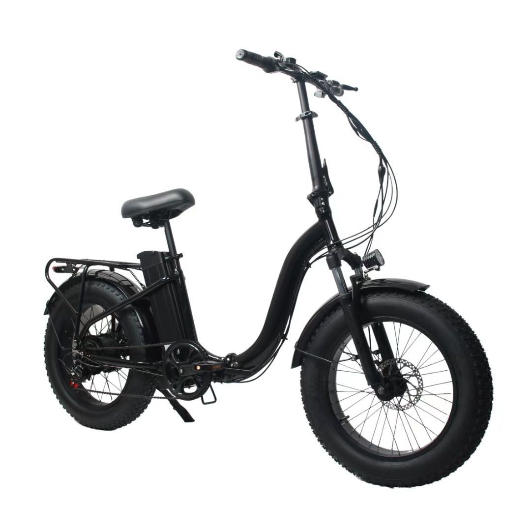 2024 Super Electric Bicycle Fat Tire 2 Seater Scooter foldable 500W