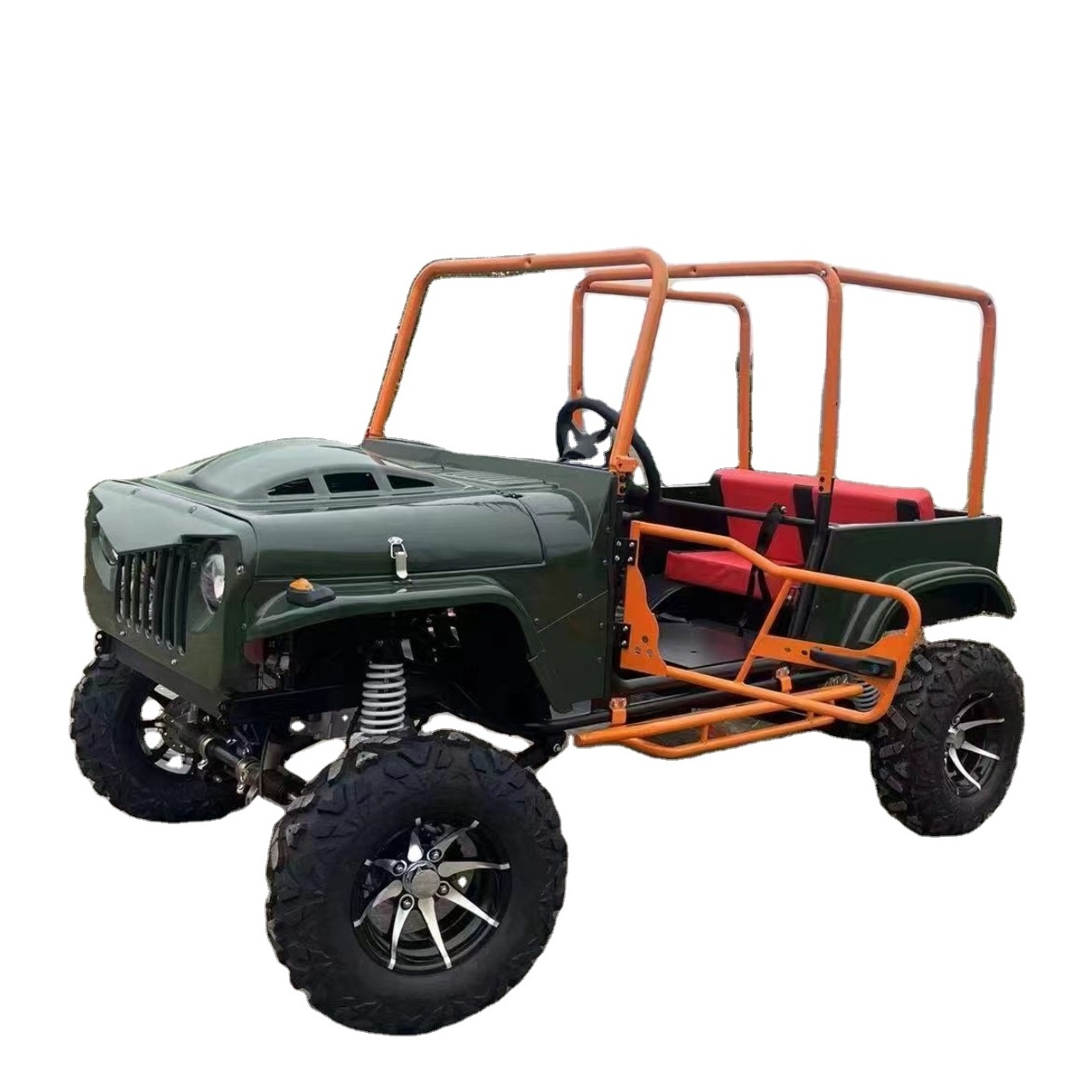 Four seater 2WD 320cc gasoline ATV UTV shaft drive adult jeepu off-road dune buggy