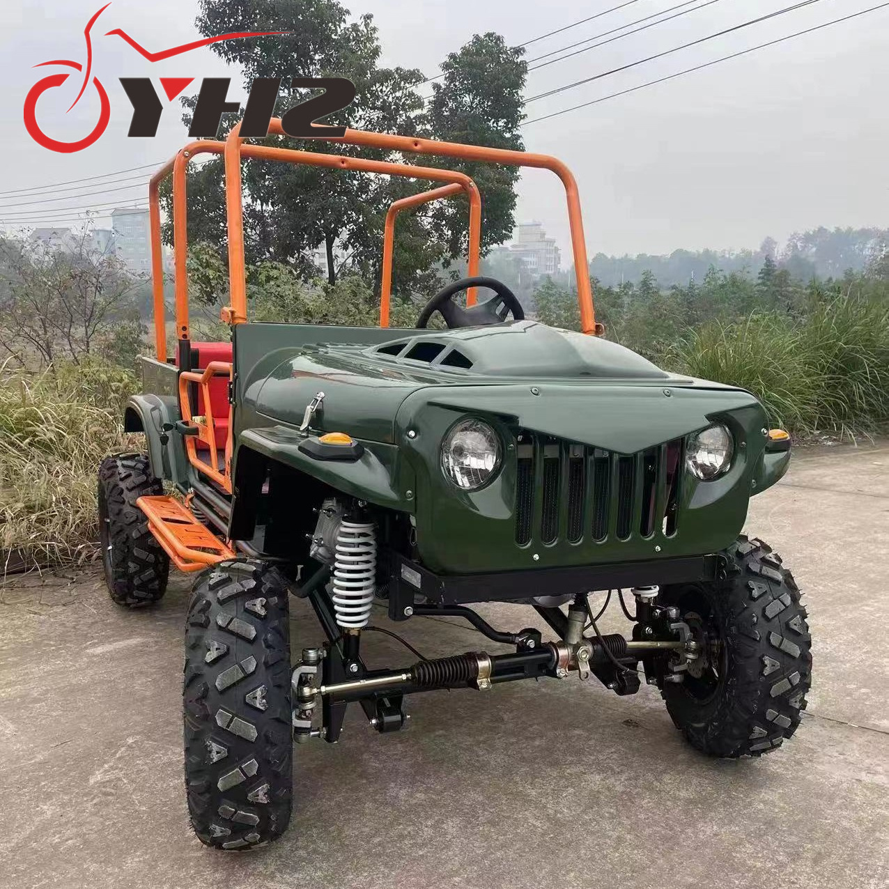 320cc 2WD Four Seater Jeppu ATV Quad All Terrain Vehicle UTV ATV