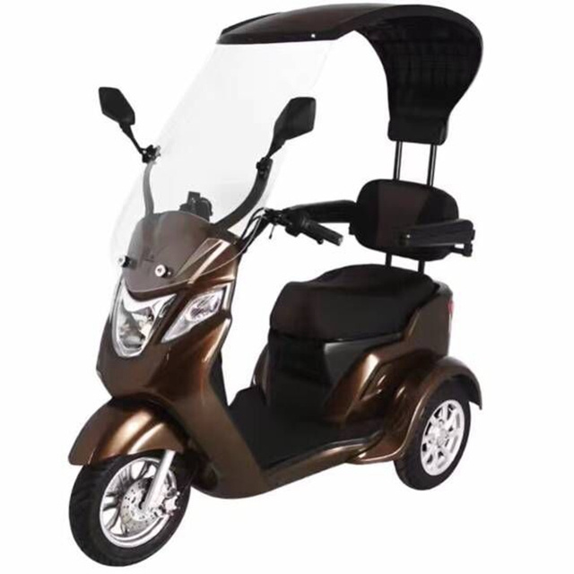 Mobility electric 3 wheel scooter with roof (J-09)