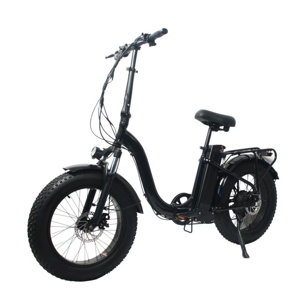 2024 Super Electric Bicycle Fat Tire 2 Seater Scooter foldable 500W