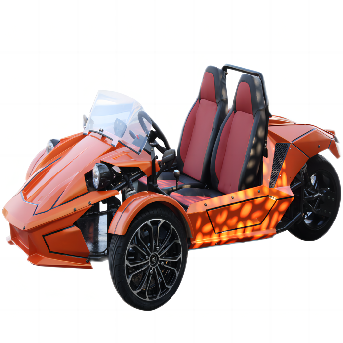 3 wheel 350CC ATV 2-seater automatic shaft drive slingshot