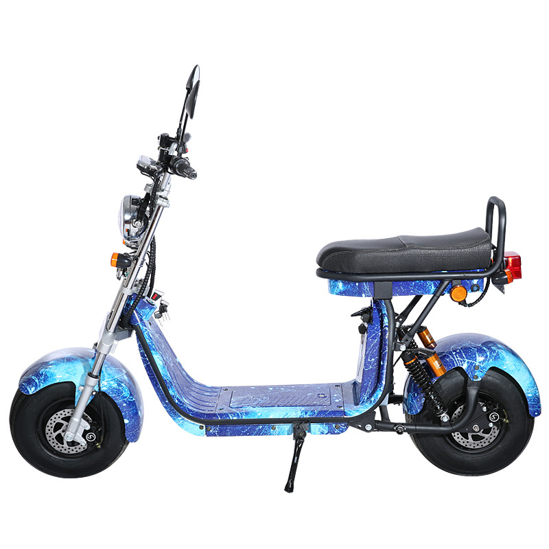 Europe street legal EEC approved 1500W 2000W electric moped with removable lithium battery