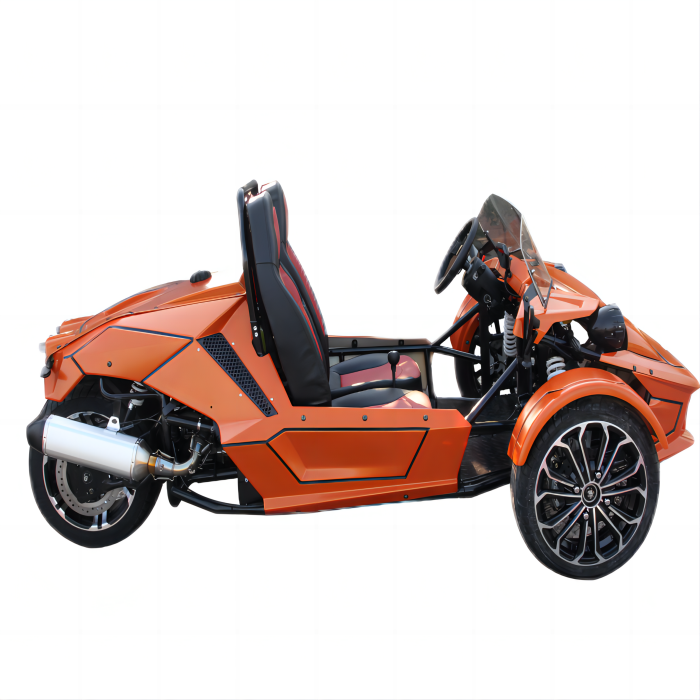 3 wheel 350CC ATV 2-seater automatic shaft drive slingshot