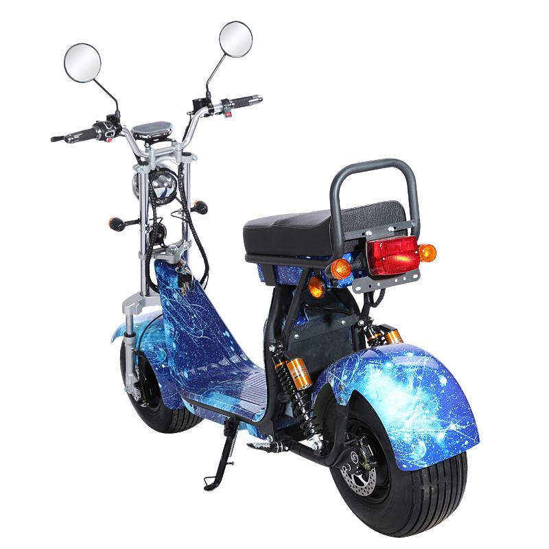 Europe street legal EEC approved 1500W 2000W electric moped with removable lithium battery