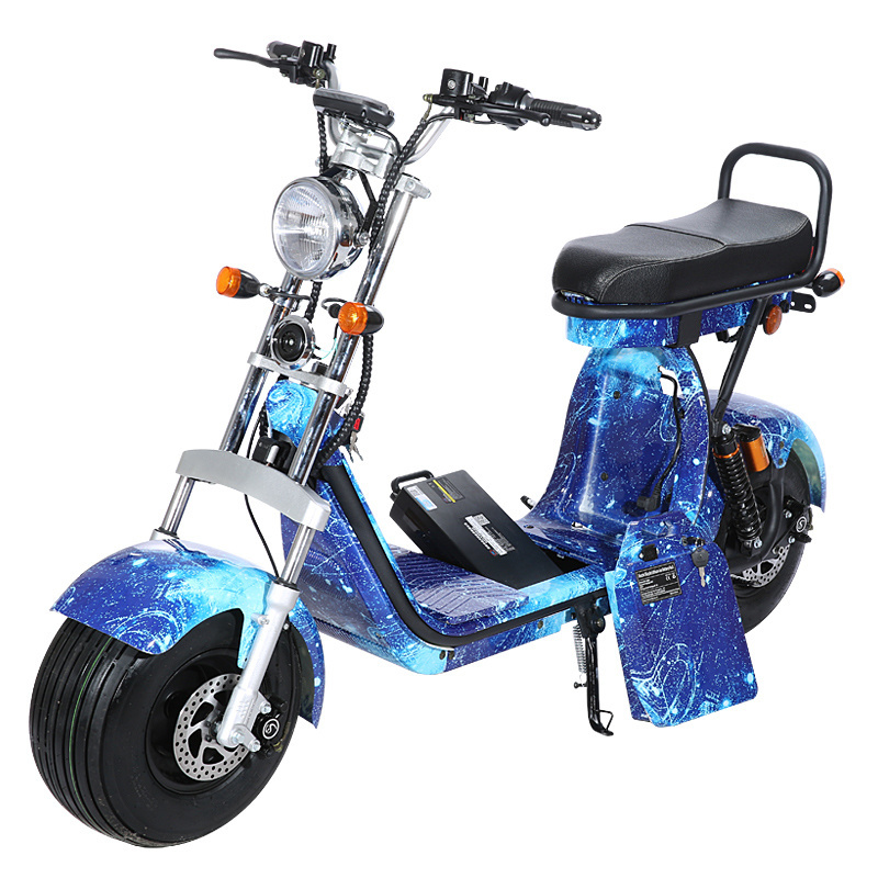 Europe street legal EEC approved 1500W 2000W electric moped with removable lithium battery