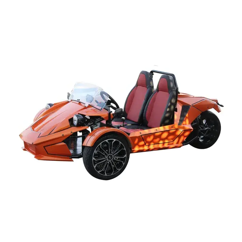 USA DDP Service 350cc 3-wheels motorcycle 2WD ZTR gasoline roadster with two seats