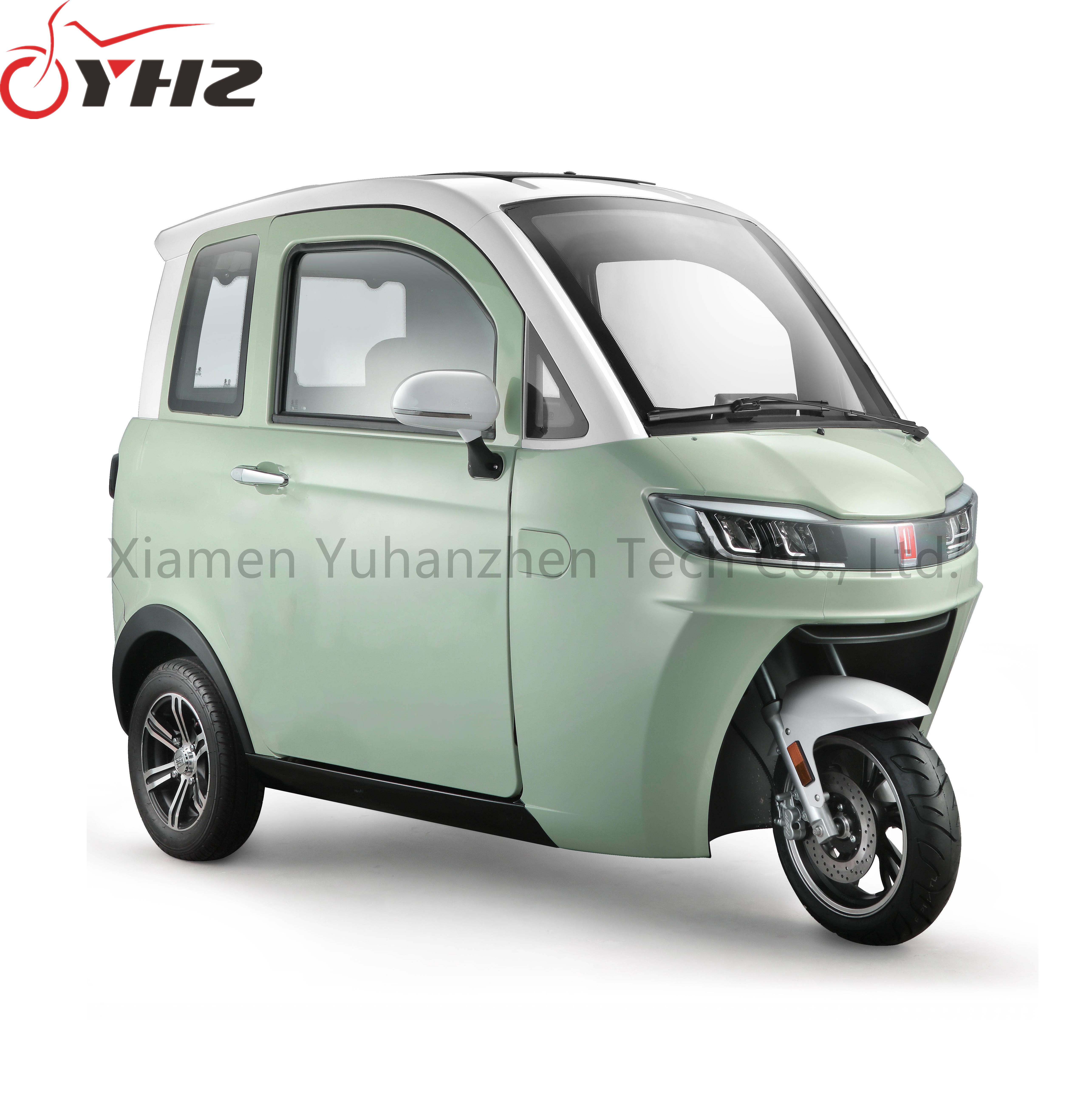 New energy three wheels car fully enclosed electric tricycle 1500W 2000W mobility scooter with 2-3 seats