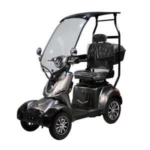 Lithium-Battery Electromagnetic Brake Roof  Rotating Seats luxury tailbox  EEC Electric Mobility Scooter