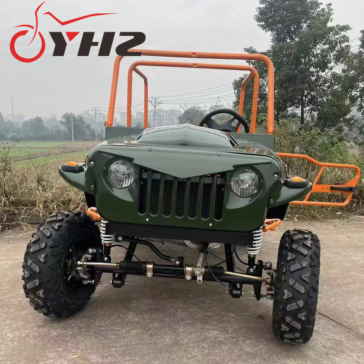 320cc 2WD Four Seater Jeppu ATV Quad All Terrain Vehicle UTV ATV