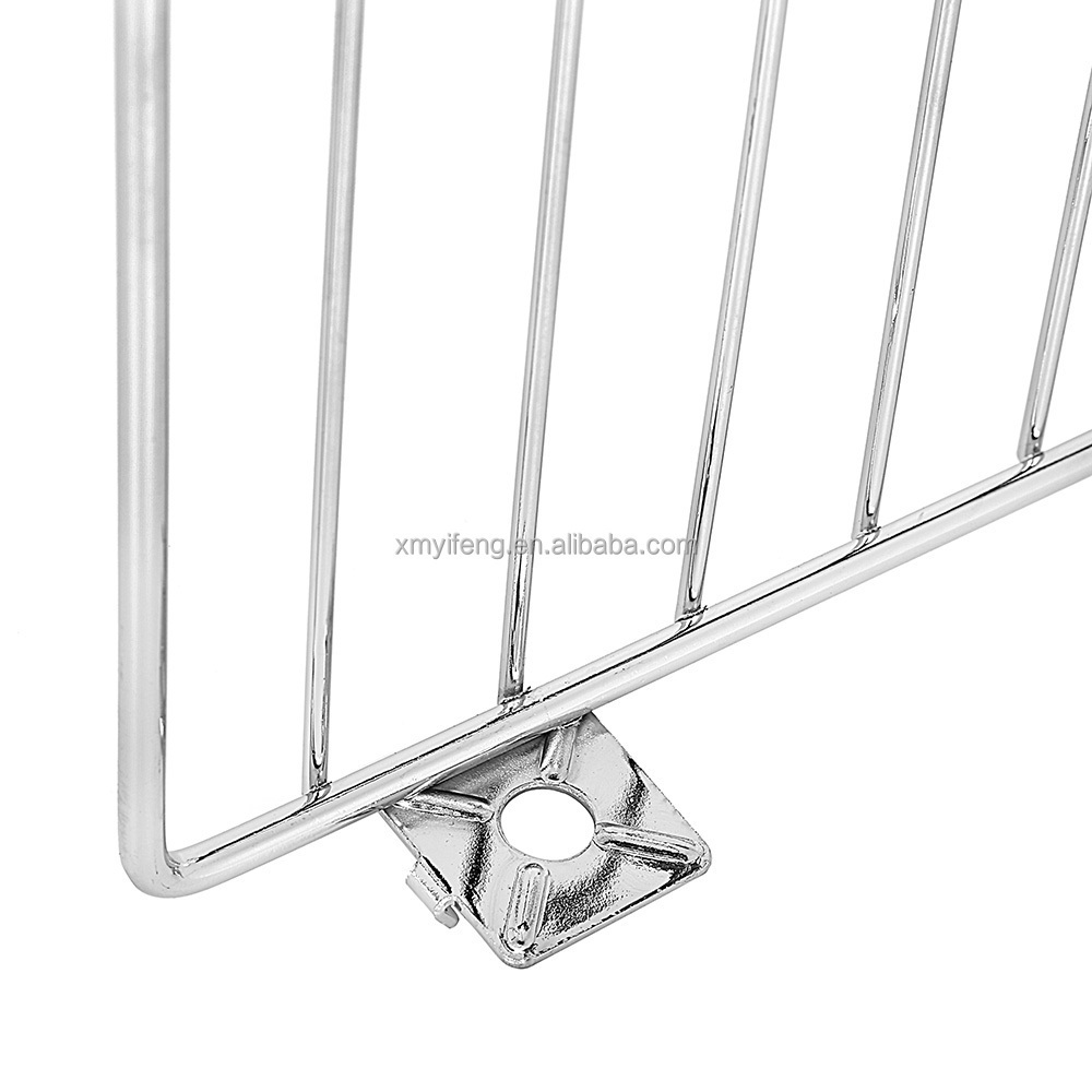 Factory direct price supermarket store gondola Steel wire mesh fence shelving system supermarket shelf dividers