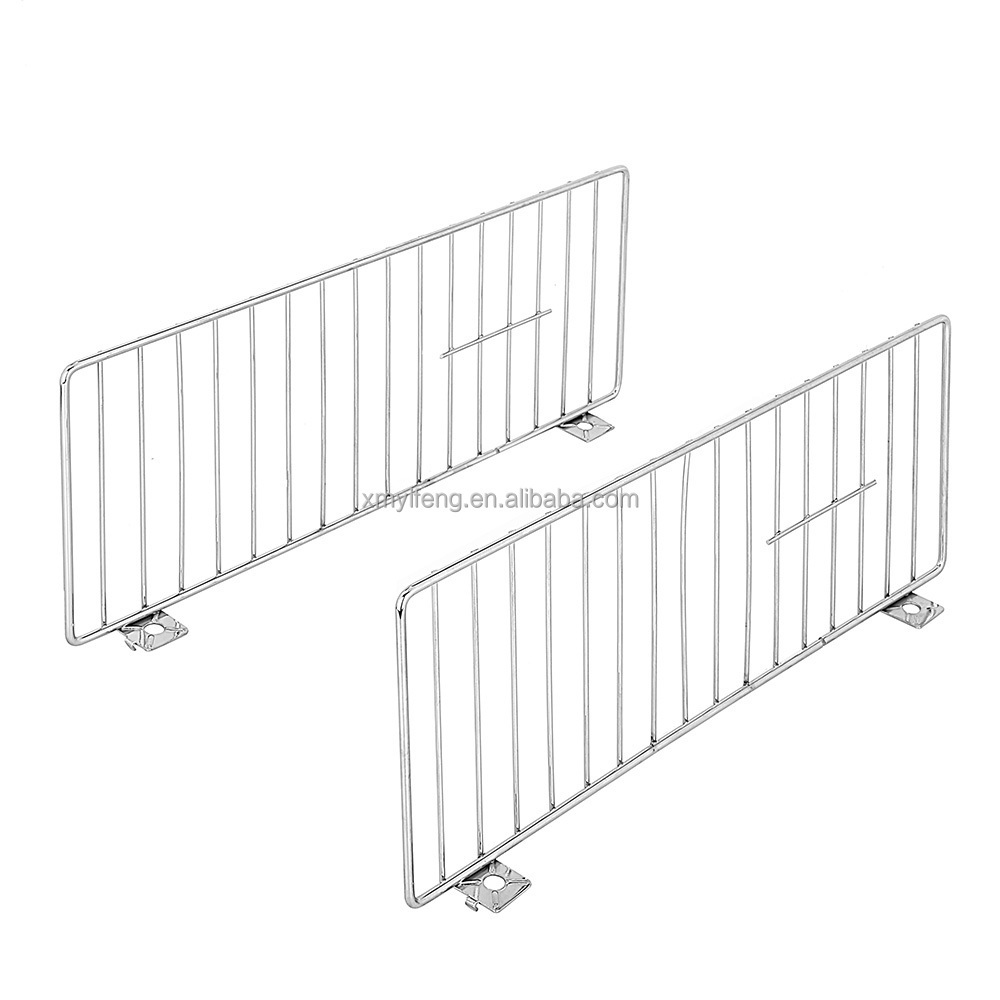 Gondola Shelf Front Fence metal shelf fence for supermarket shelf Divider Gonloda Fence