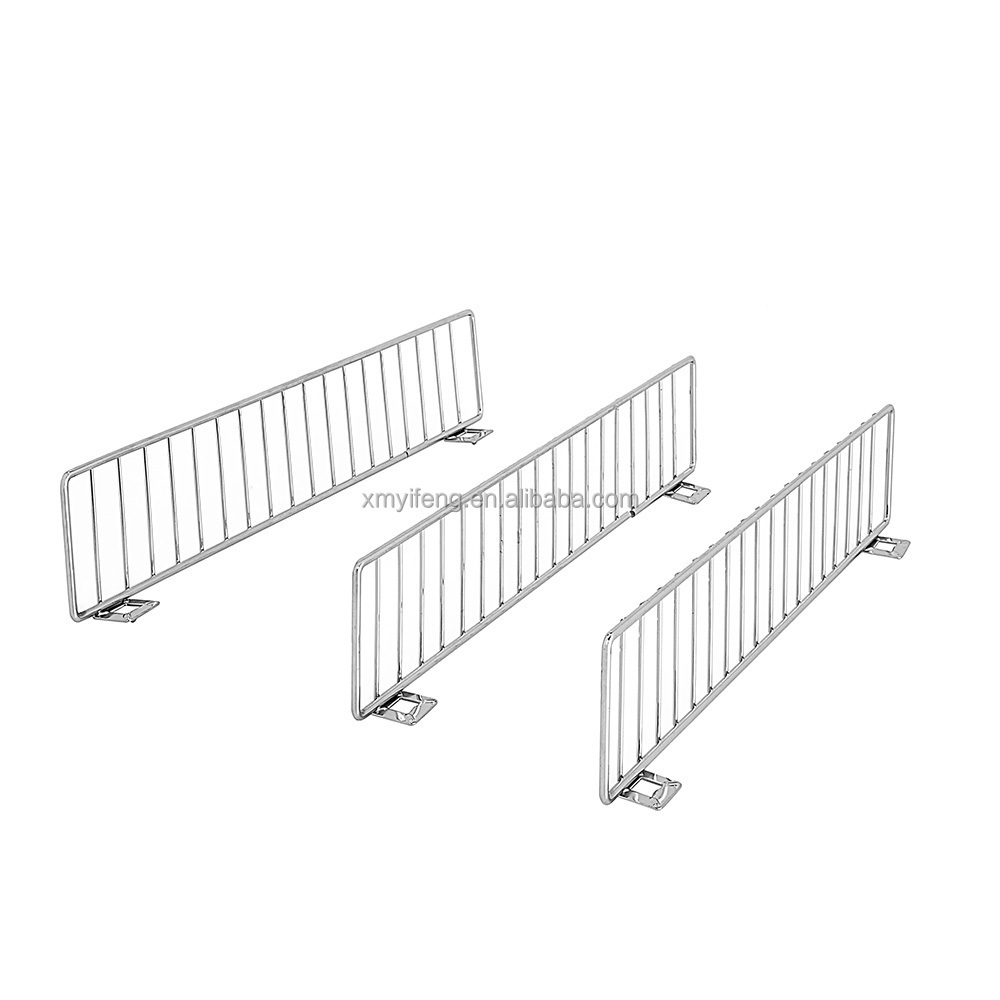 Factory direct price supermarket store gondola Steel wire mesh fence shelving system supermarket shelf dividers