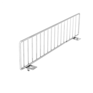 shop fittings and display Gondola Shelf Front Fence Supermarket Shelf Divider Gonloda Fence