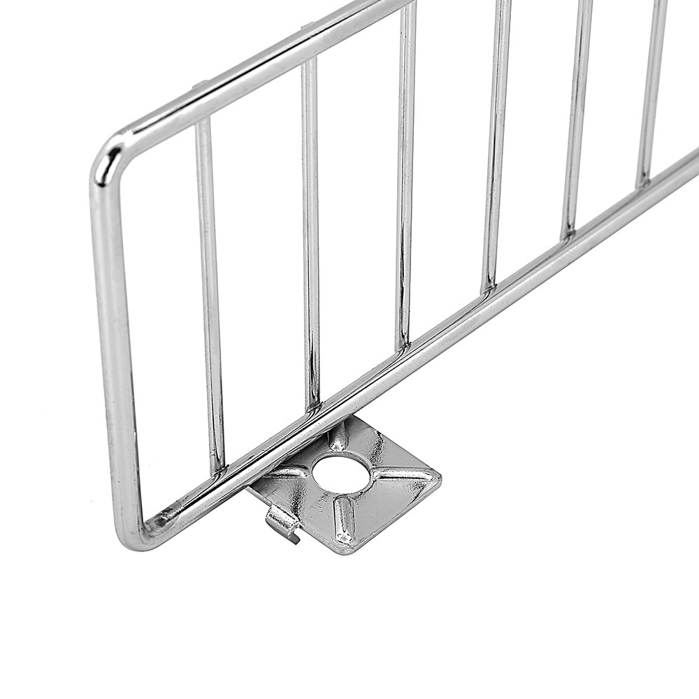 shop fittings and display Gondola Shelf Front Fence Supermarket Shelf Divider Gonloda Fence