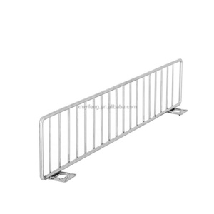 Gondola Shelf Front Fence metal shelf fence for supermarket shelf Divider Gonloda Fence