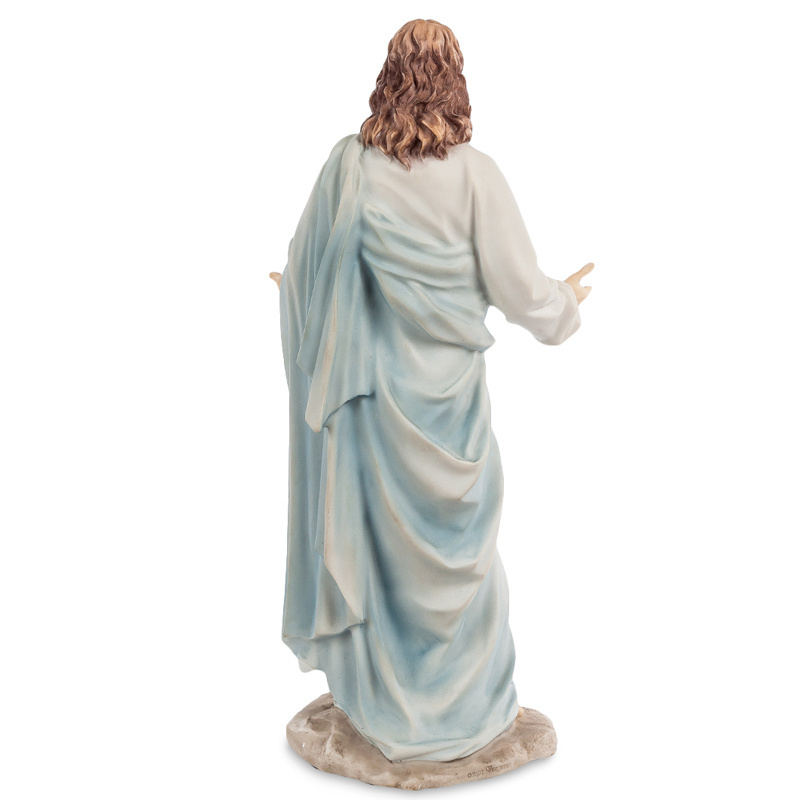 Wholesale custom Catholic gifts religious figurine resin Buddy Christ Jesus statue for home decor religious statues