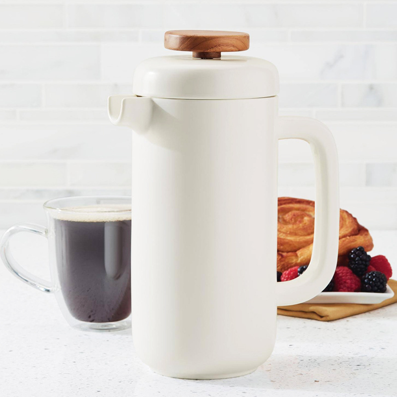 Coffee and tea cup coffee maker ceramic portable french press in bulk