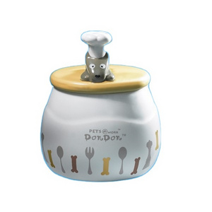 Lovely Dog Wholesale Ceramic Cookie Jar