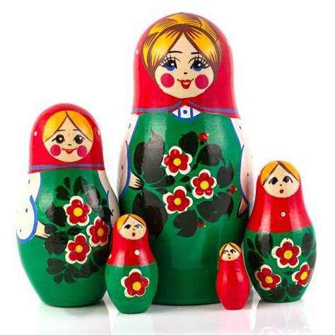 custom home decor gift crafts nesting doll set Ceramic russian matryoshka dolls