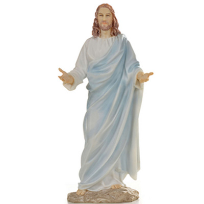 Wholesale custom Catholic gifts religious figurine resin Buddy Christ Jesus statue for home decor religious statues