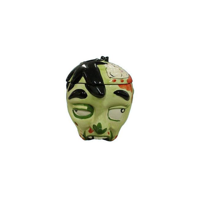 custom Storage jar Wholesale Halloween Zombie Ceramic Cookie Jar with lid