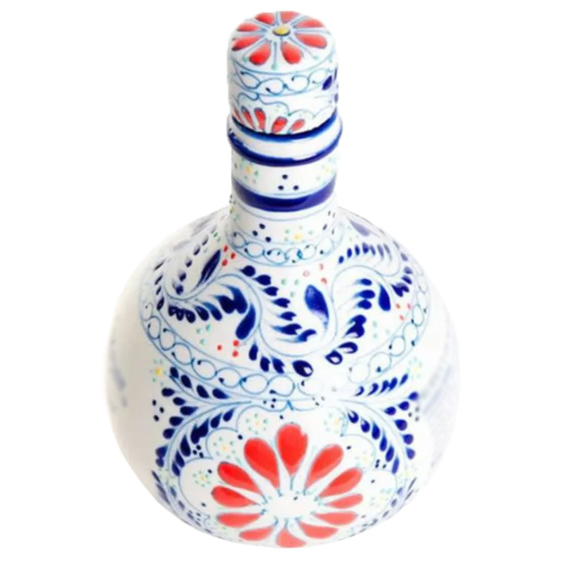 Ceramic White beer wine container Porcelain tequila bottle