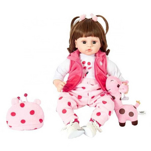 wholesale 48cm Reborn Baby Dolls Silicone Cute Soft Babies For Girls Fashion Bebe Reborn Dolls Newborn baby doll