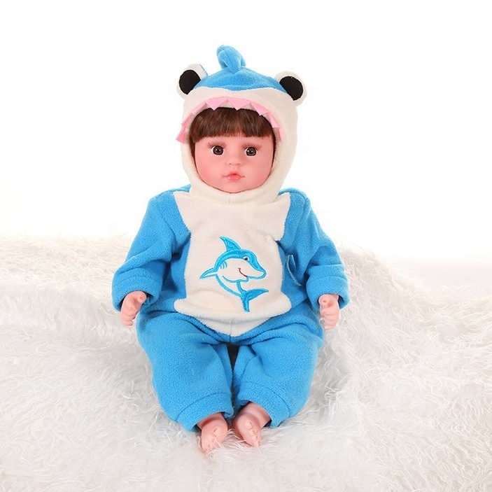 wholesale 48cm Reborn Baby Dolls Silicone Cute Soft Babies For Girls Fashion Bebe Reborn Dolls Newborn baby doll