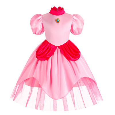 Princess  Costume Super  Princess  Dress for Kids Cosplay Halloween Party Dress Up