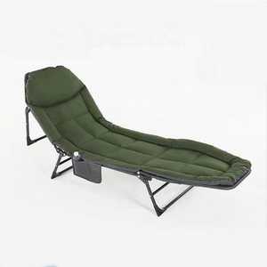 Lounge Chair Bed For Beach Yard Pool Outdoor Pat Camp Furniture folding bed office chair bed