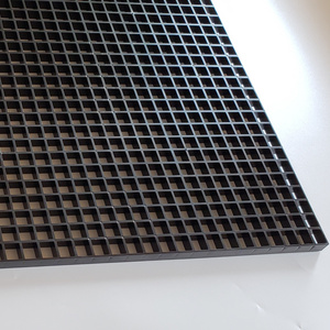 YL13B Plastic eggcrate grille black,custom made OEM,egg crate ceiling light tiles white panel square core