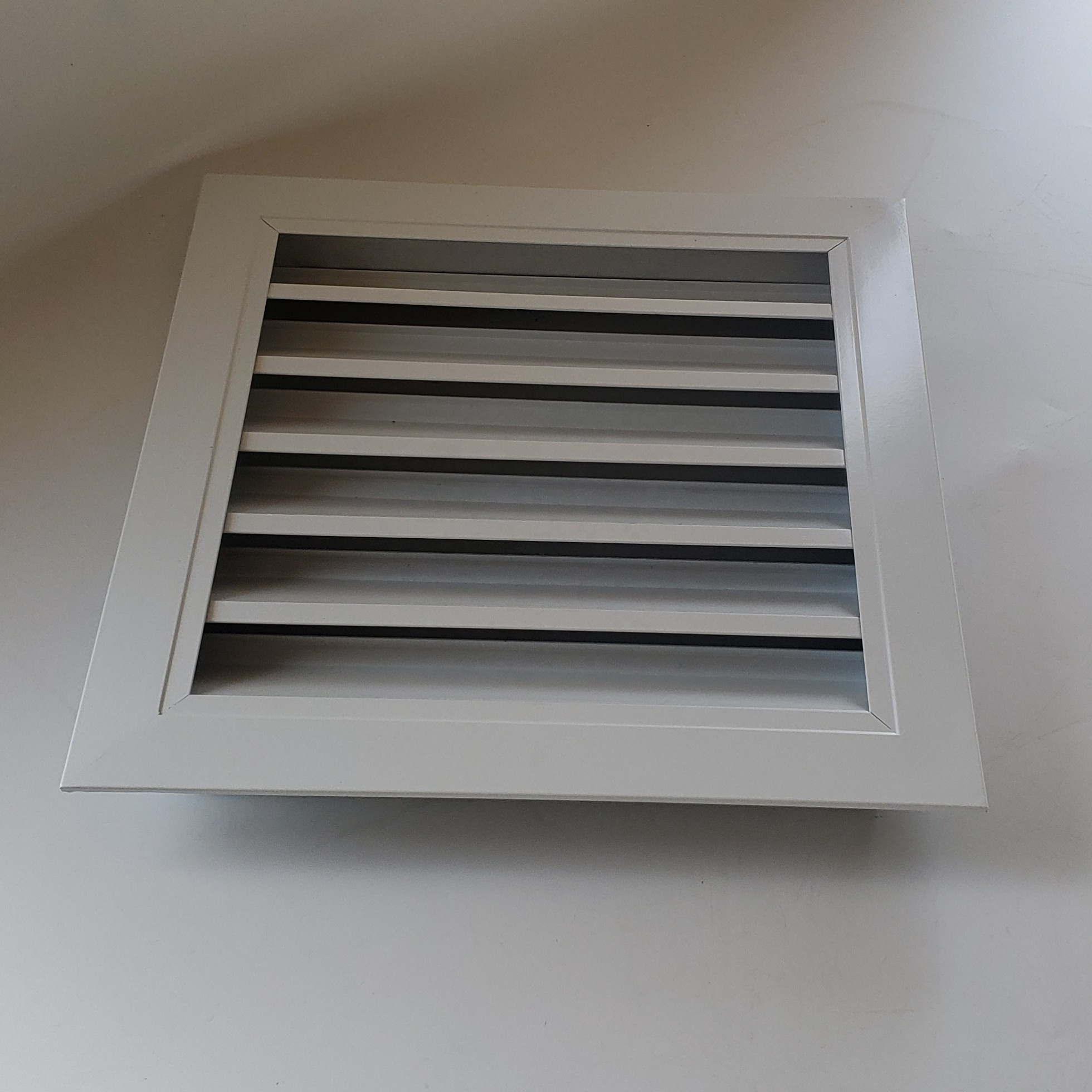 Air Conditioning Square Rain-Proof aluminum Air Louver Outlet for External Wall Vents Waterproof grilles