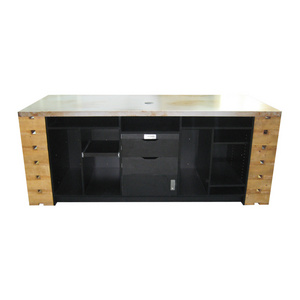 Mechanical furniture powder coat marble register big cash supermarket cashier table checkout counter