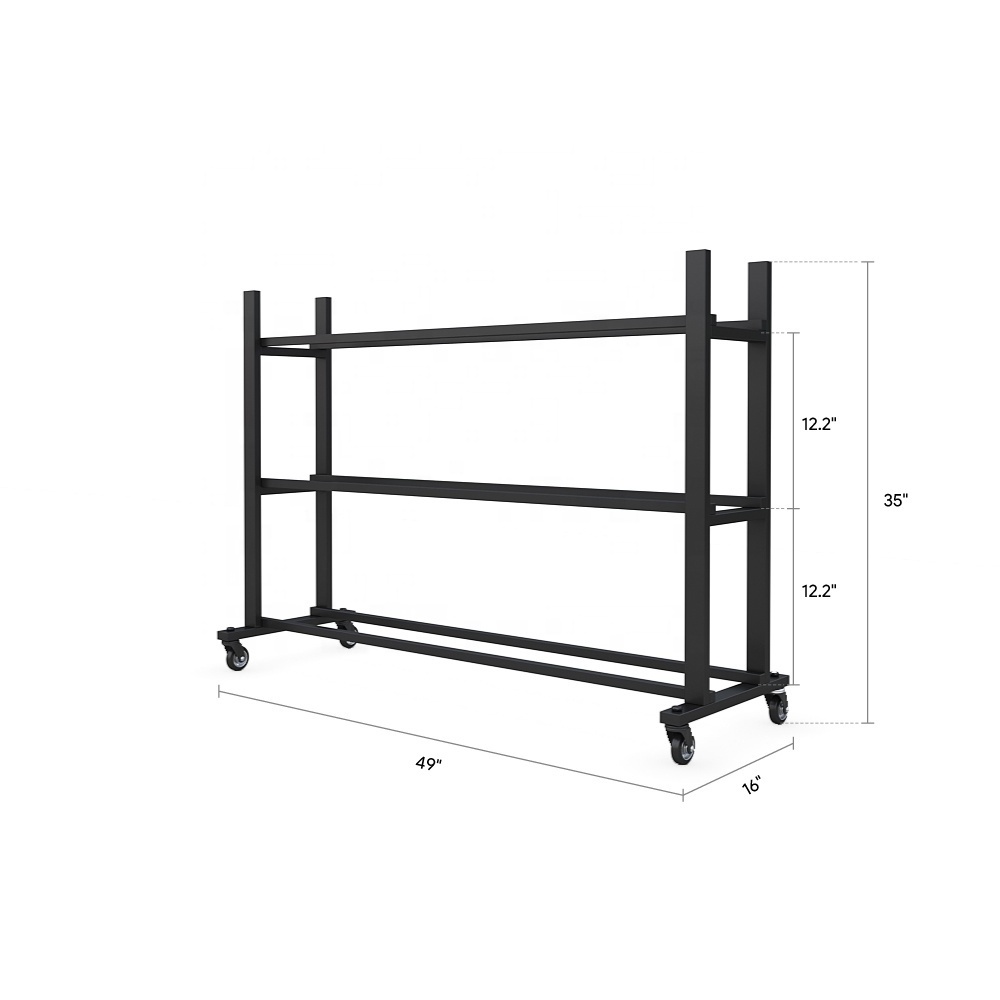 Factory sport basketball game store fixture metal paint black floor stand ball sample display racks on wheels