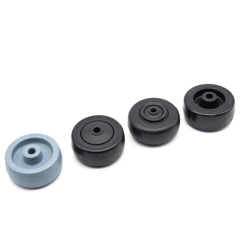 Plastic Table Castor Wheels Solid Rubber Office Chair Wheel Fix Pp 2inch Plate Casters Caster