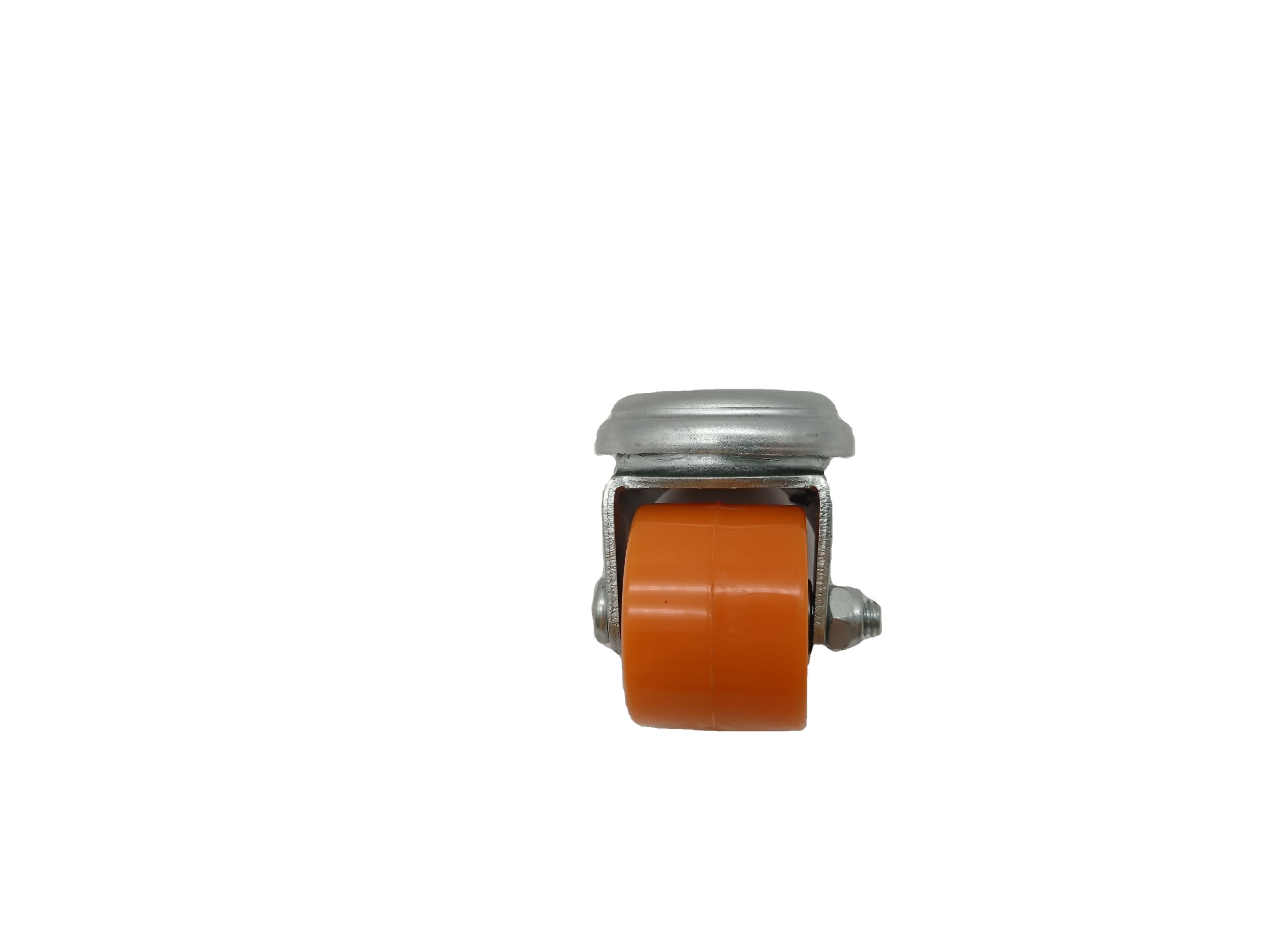 Low Profile Plate Casters and Wheels Heavy Duty PU Swivel Caster Wheel