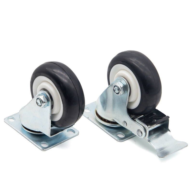 polyurethanes 4inch Industrial Universal Swivel Heavy Duty Casters wheel caster wheels 3 inch trolley  shopping cart wheel