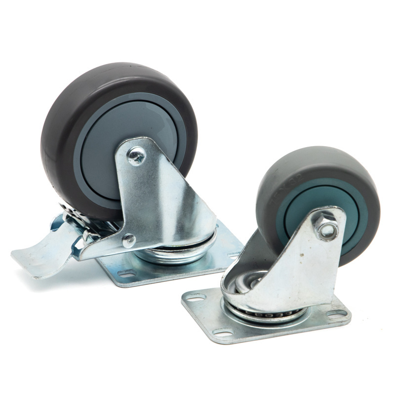 polyurethanes 4inch Industrial Universal Swivel Heavy Duty Casters wheel caster wheels 3 inch trolley  shopping cart wheel